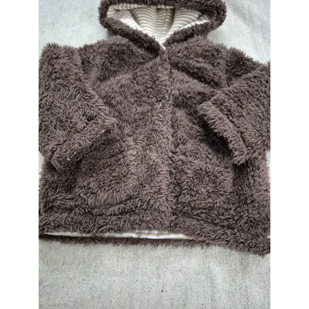 Mini Boden teddy bear Sherman jacket size 6-12M